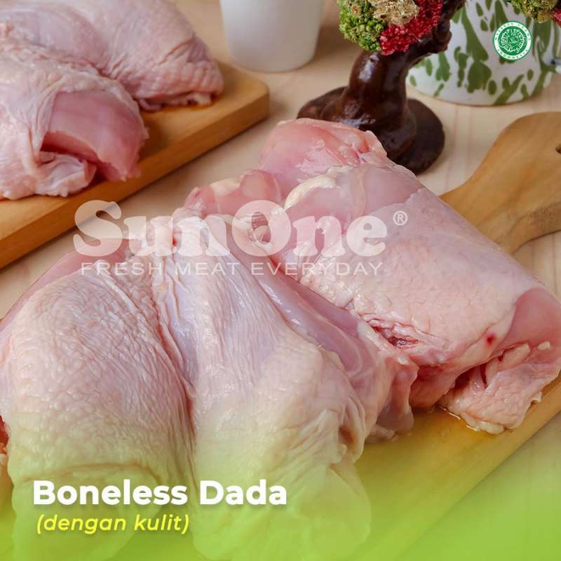 Jual Sunone Ayam Boneless Dada Dengan Kulit Daging Segar Bld On Frozen Online September 2020 Blibli Com