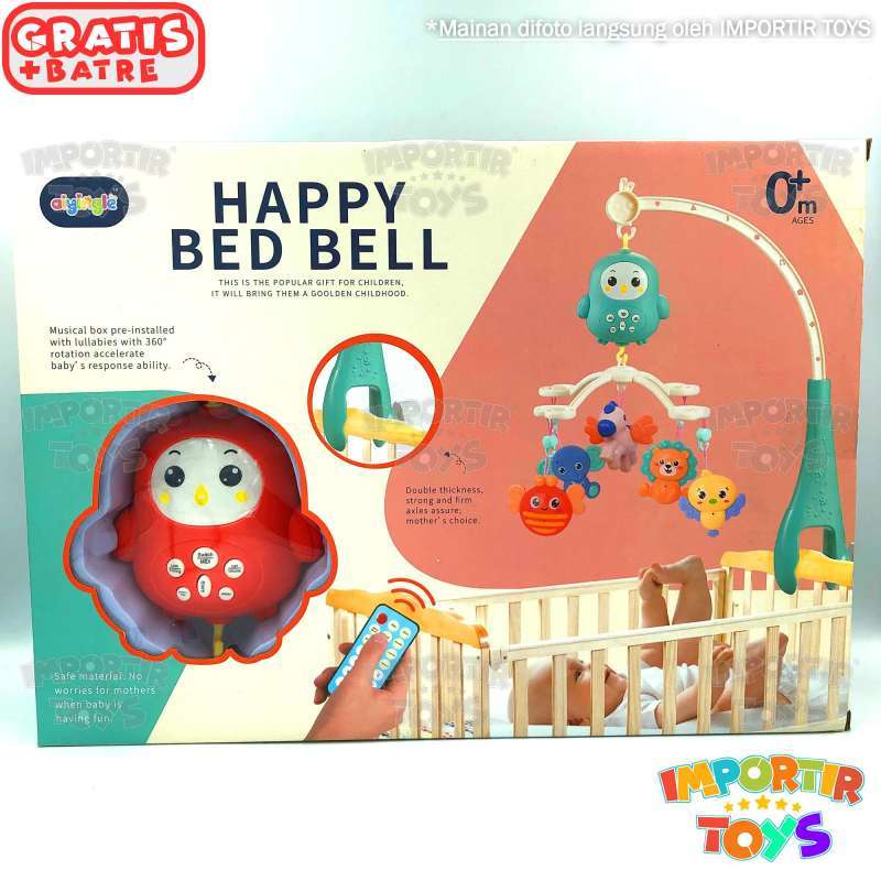 Jual Mainan Bayi Music Box Remote Batre Baby Playgym Kerincingan Happy Bed Bell Online Oktober 2020 Blibli Com
