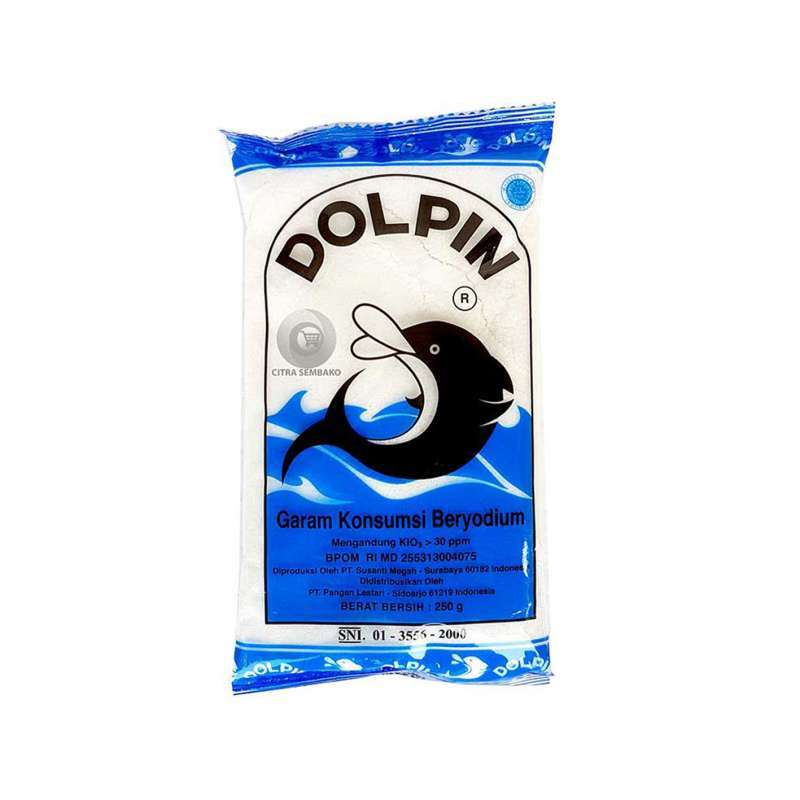 Jual Garam Dapur Dolphin 250 Gram Online September 2020 Blibli Com