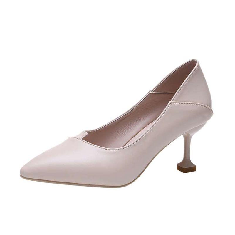 Jual Fashion Deal Womens Pointed Toe Non Slip Shallow Mouth Shoes High Heels Pumps Single Shoes Online Januari 2021 Blibli