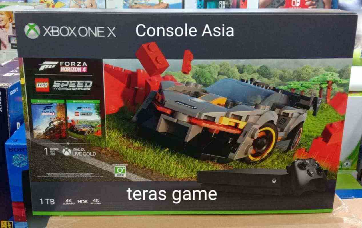 xbox one x forza horizon 4 & lego speed champions bundle