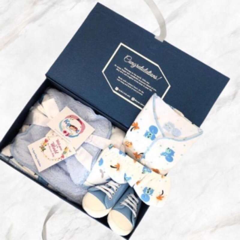 Jual Kyoot Box Premium Biru Baby Hampers Kado Lahiran Baby Gift Online Oktober 2020 Blibli Com