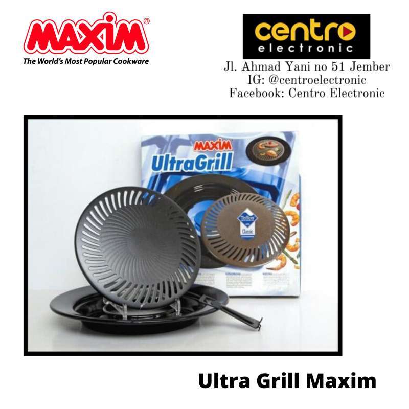 Maxim Ultra Grill Alat Pemanggang 25 Cm Terbaru Juli 2021 Harga Murah Kualitas Terjamin Blibli