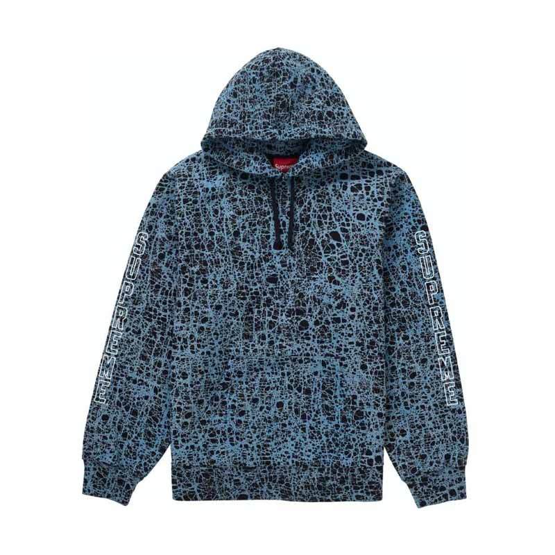 Supreme marble hooded best sale sweatshirt