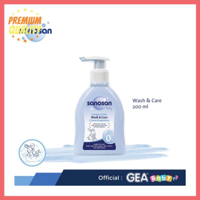 Jual Sanosan Wash And Care 200ml Sabun Bayi Untuk Kulit Sensitif Sanosan 200ml Online September 2020 Blibli Com
