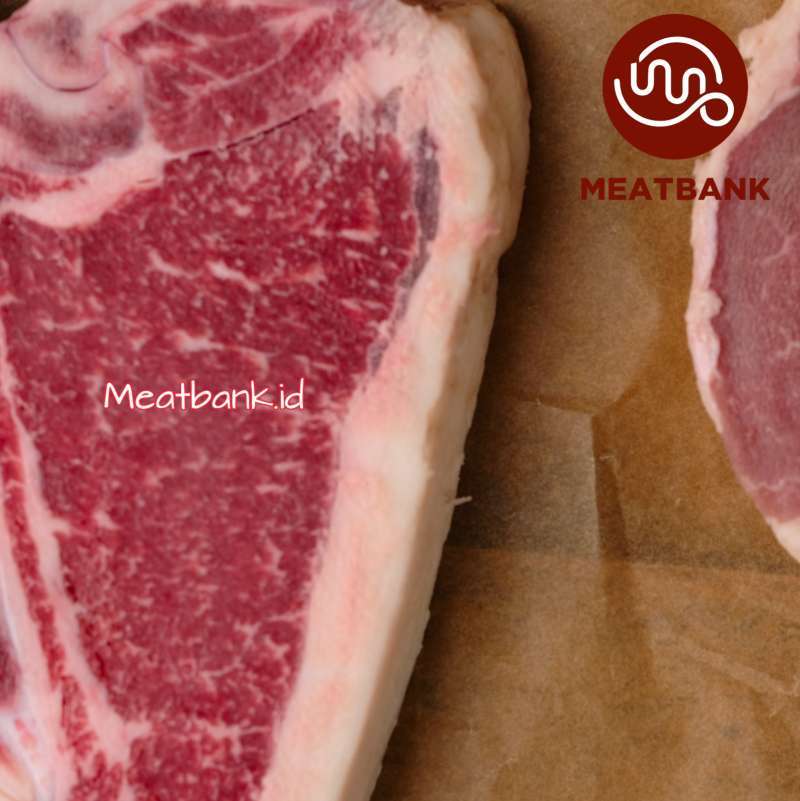 Jual Meatbank Prime T Bone Steak Daging Sapi Us Angus Beef Prime Wagyu 360 Gr Online November 2020 Blibli
