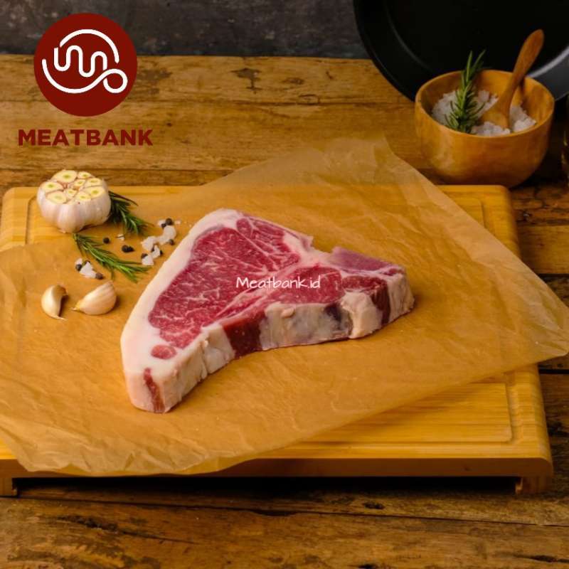 Jual Meatbank Prime T Bone Steak Daging Sapi Us Angus Beef Prime Wagyu 360 Gr Online November 2020 Blibli
