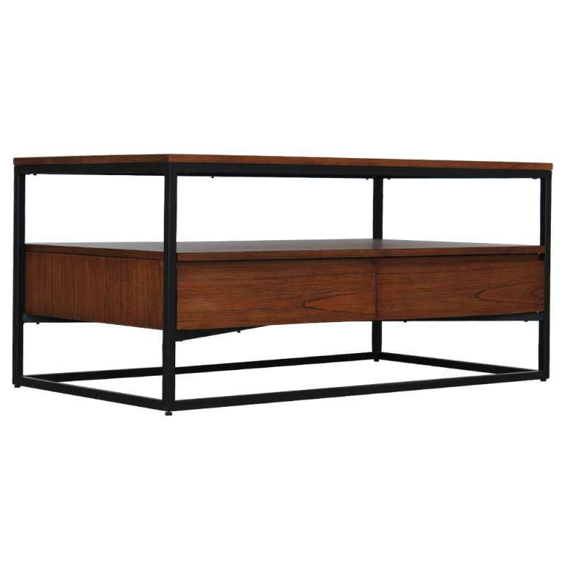 Jual Kana Praya 2 Drawer Coffee Table Meja Tamu Online September 2020 Blibli Com