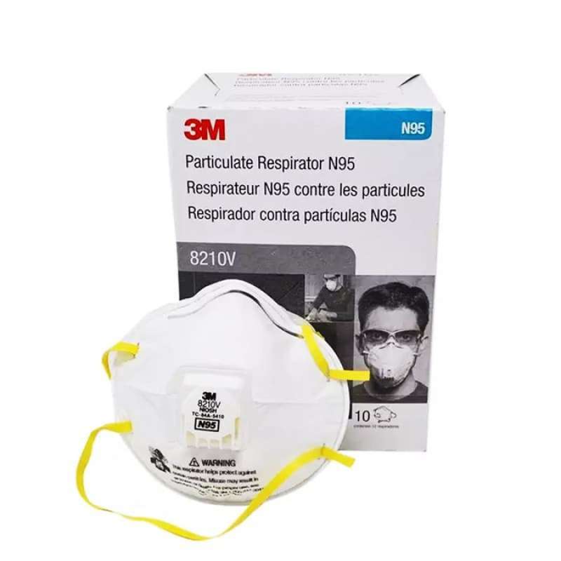 Jual 3m Masker N95 8210v Particulate Respirator 1 Box 10 Masker Online Desember 2020 Blibli