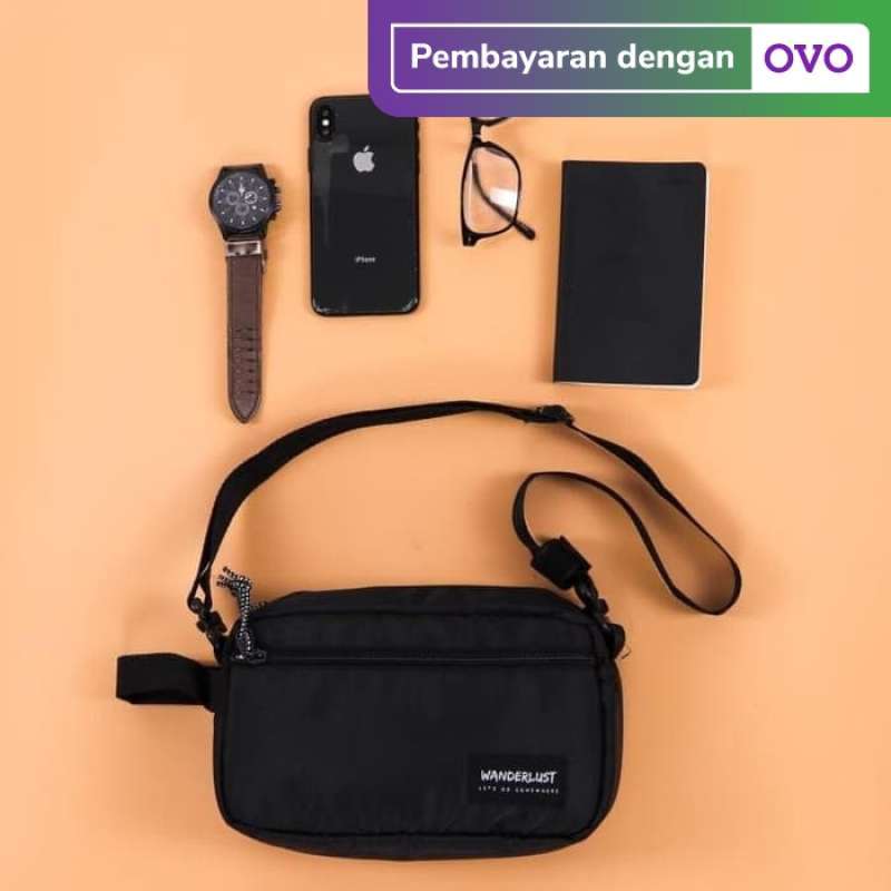 Promo Geneva Black Wanderlust | Pouch Bag Handbag Clutch Travel Diskon 18% Di Seller Wanderlustbag - Pasir Putih, Kota Depok | Blibli