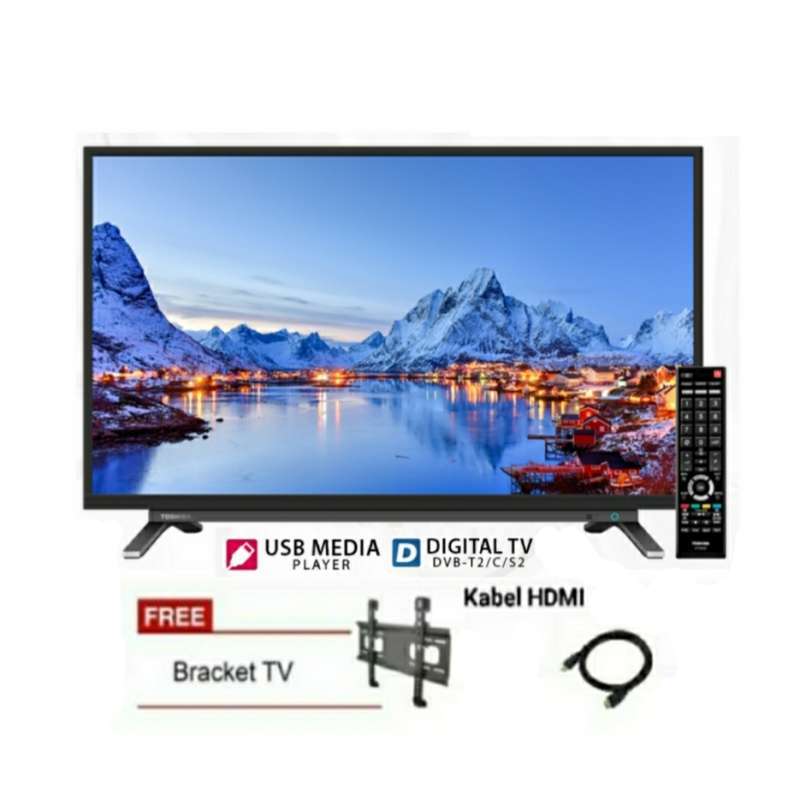 Jual Toshiba Led Digital Tv 32inch 32l3965 Bonus Bracket Dan Kabel Hdmi Online November 2020 Blibli