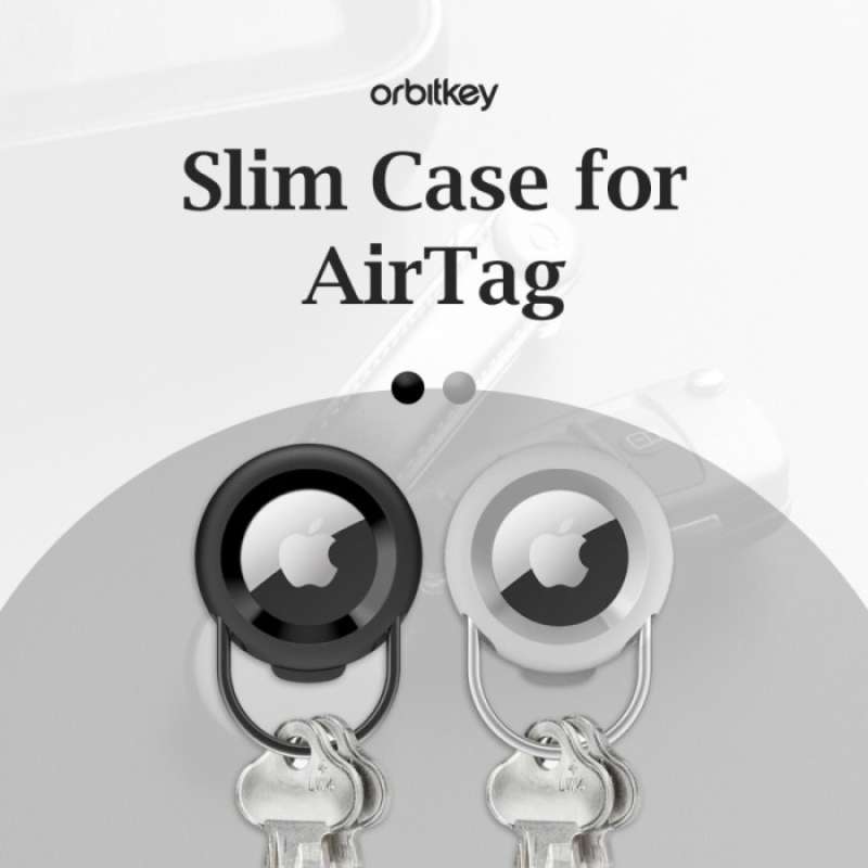 Orbitkey Slim Case for AirTag - Granite