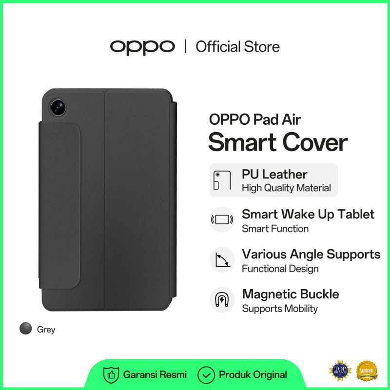 Promo OPPO Pad Air Smart Cover Grey (Garansi Resmi) Diskon 25% di Seller  OPPO Indonesia Official Store Gandasari, Kota Tangerang Blibli