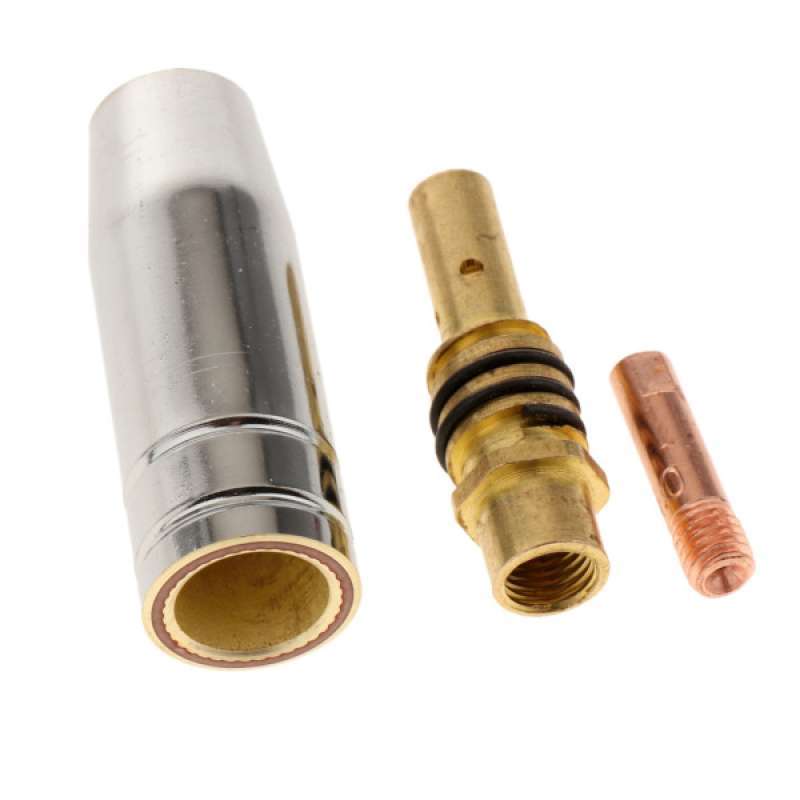 Jual 3 Set 15ak Mig Mag Welding Nozzle Contact Tips Gas Connector Holder Set Online Februari 2021 Blibli