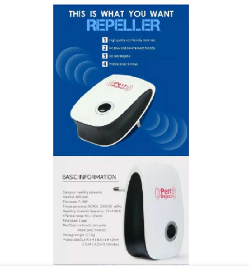 Jual Alat Pengusir Nyamuk Tikus Kecoa Lalat Pest Reject Online Oktober 2020 Blibli Com