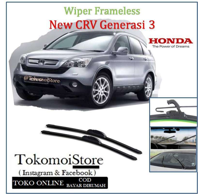 Jual Wiper Frameless Honda Crv Gen 3 Generasi Ketiga Online Oktober 2020 Blibli Com
