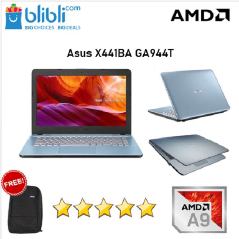 Jual Asus X441ba Ga941t Ga942t Ga943t Ga944t Amd A9 9425 4gb 1tb W10 14 0 Dvd Brw Online Desember 2020 Blibli