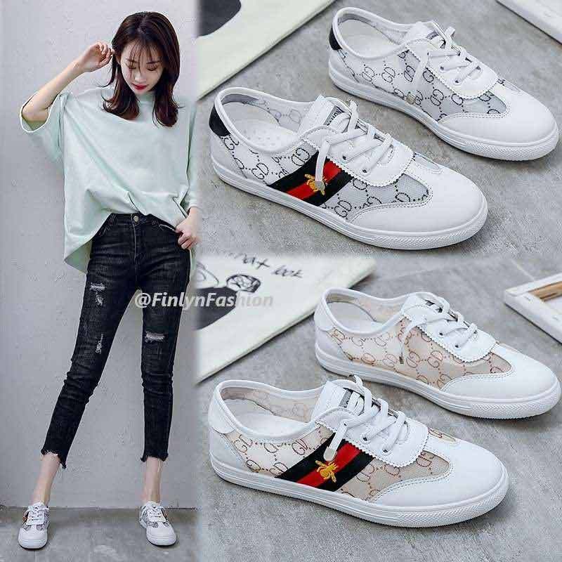 Jual Sepatu Wanita Sneaker Flat Perempuan Sneakers Sepatu Santai Cewek Import Korea Fashion Sp 114 Online Oktober 2020 Blibli Com