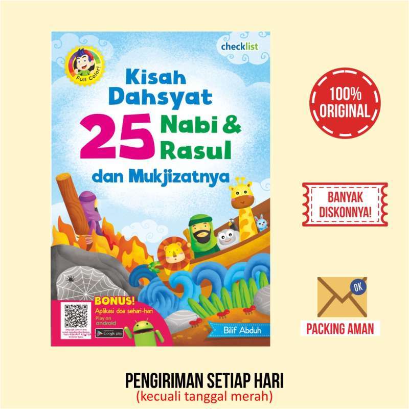 Jual Buku Cerita Anak Islam Kisah Dahsyat 25 Nabi Rasul Dan Mukjizatnya Bergambar Full Color Murah Mei 2021 Blibli