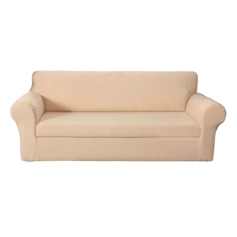 Jual 2 Piece Stretch Slipcover Sofa Cover For Loveseat Couch Knitted Jacquard Online September 2020 Blibli Com