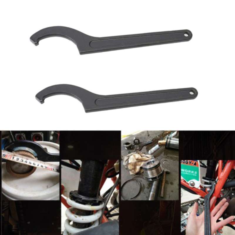 Jual 2 Pack Adjustable Hook Wrench C Wrench Tool Steel Wrench Hand Tools For Nuts Bolts Online Maret 2021 Blibli