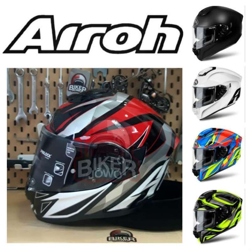 Jual Helm Airoh ST501 Series Thunder Red di Seller BIKER JOWO