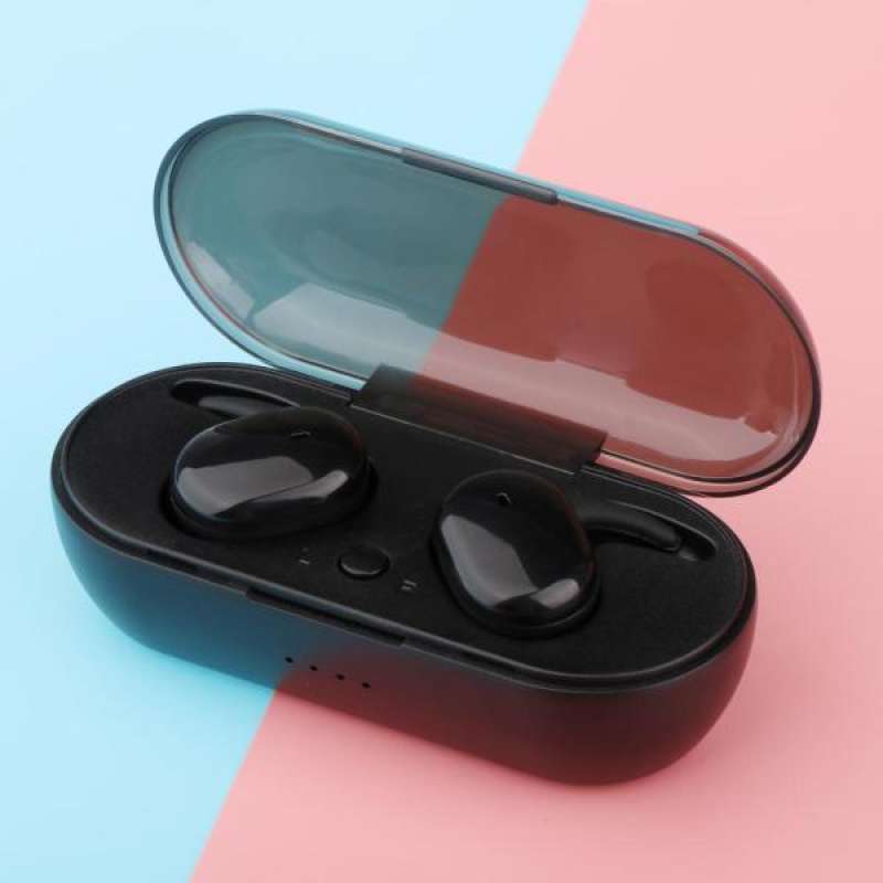 mini sports y30 bluetooth 5 0 tws earphone sweat proof w charging box ipx5