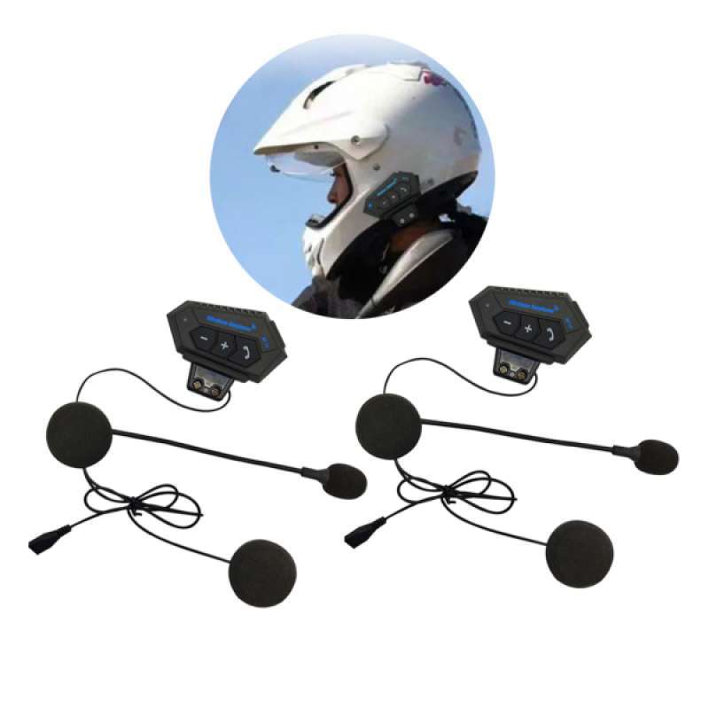 Jual Helmet Bt 12 Bluetooth Headset Intercom Headphones Motorcycle Hands Free New Online September 2020 Blibli Com