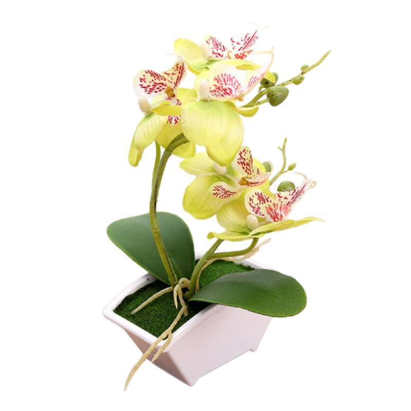 Jual Silk Artificial Orchid Bonsai Faux Flower Stem Bouquet Home Party Decor Gift Online September 2020 Blibli Com