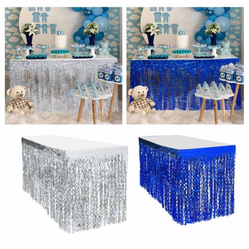 Jual Table Skirt Cloth For Wedding Party Home Table Decor 75x275cm 2 Pieces Online Desember 2020 Blibli
