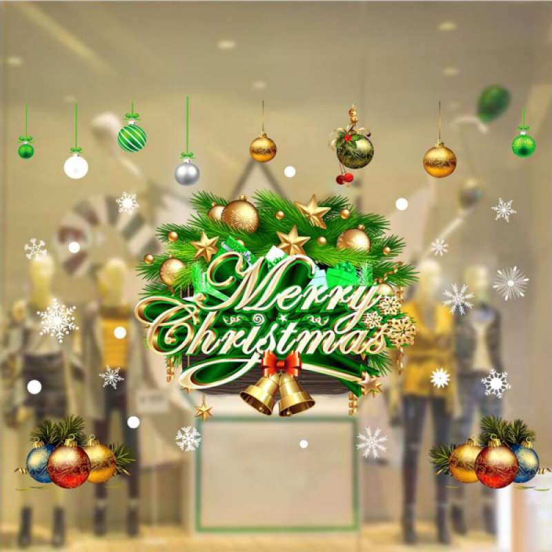 Jual Christmas Holiday Tinkle Bell Window Sticker Diy Decal Self Clings Decor Online Oktober 2020 Blibli Com