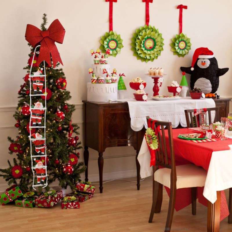 Jual Santa Claus Climbing On Rope Ladder Wall Window Tree Xmas Ornament 4 Man Online November 2020 Blibli Com