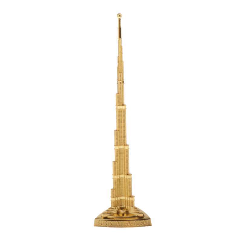 Jual Dubai Halifah Tower Satue Landmark Building Home Decor Handmade Gifts Golden Online September 2020 Blibli Com,Online Home Decor Shop