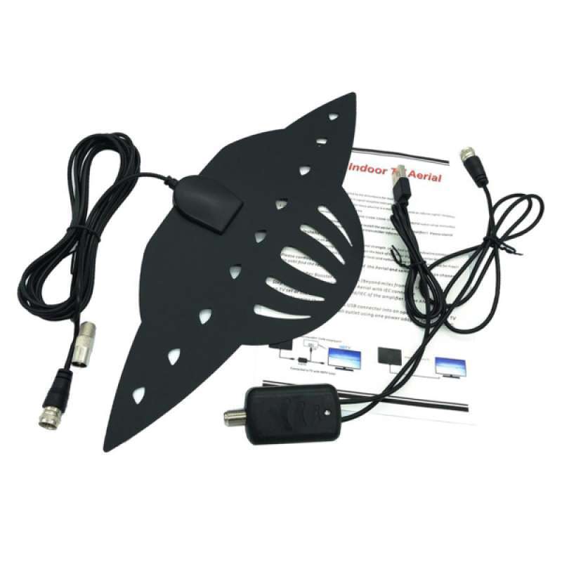 Jual HDTV Antenna Indoor Digital TV Aerial 80 Miles with Signal Amplifier  TY29D Online Januari 2021 | Blibli