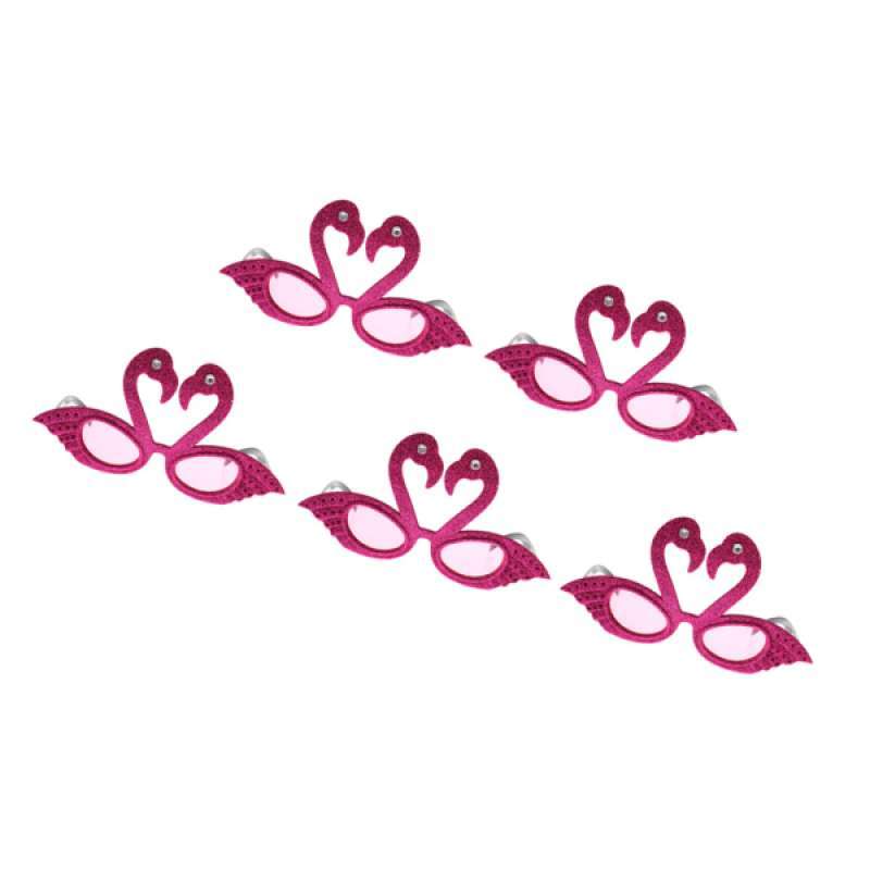 Pink Cartoon Flamingo Glasses Hawaii Beach Party Sunglasses Party Prom Decor