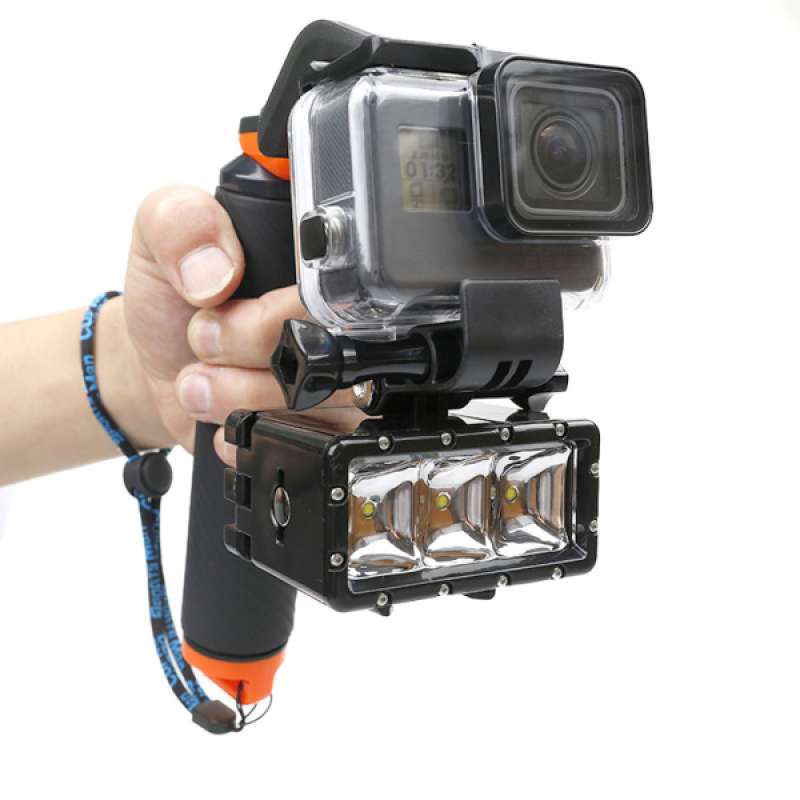 floating hand grip handle for gopro hero 5 6 camera adjustable wrist strap