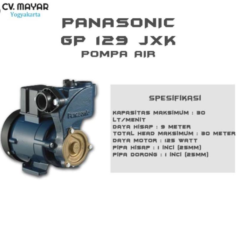 Mesin Pompa Panasonic Gp 129 Jxk Terbaru Juli 2021 Harga Murah Kualitas Terjamin Blibli