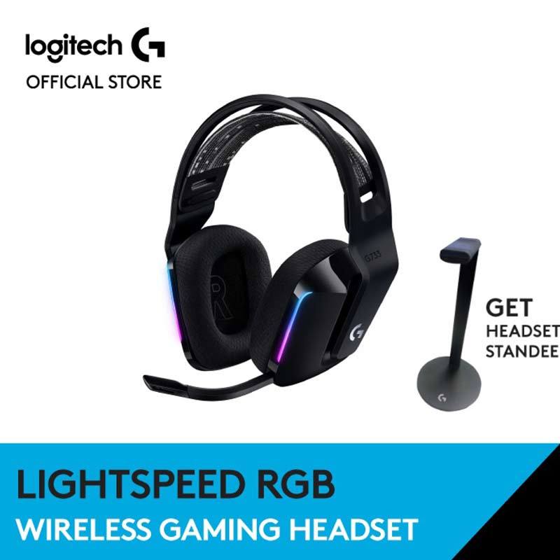 Jual Logitech G733 Lightspeed BLACK - Wireless Gaming Headset