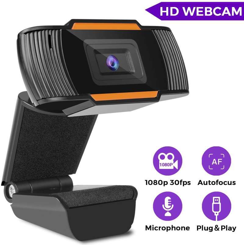 Jual Webcam With Microphone Hd 1080p Usb Webcam For Laptop Streaming Video Chatting Online Desember 2020 Blibli