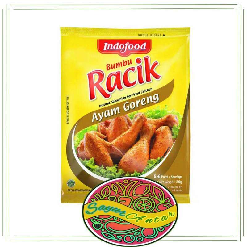 Jual Bumbu Racik Indofood Ayam Goreng 26 Grm Sachet Online Januari 2021 Blibli