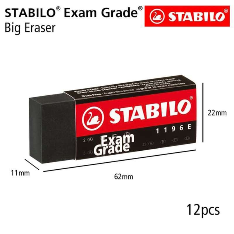 Jual Stabilo Exam Grade Big Eraser 12pcs Penghapus Pensil Ujian Sekolah Online Januari 2021 Blibli