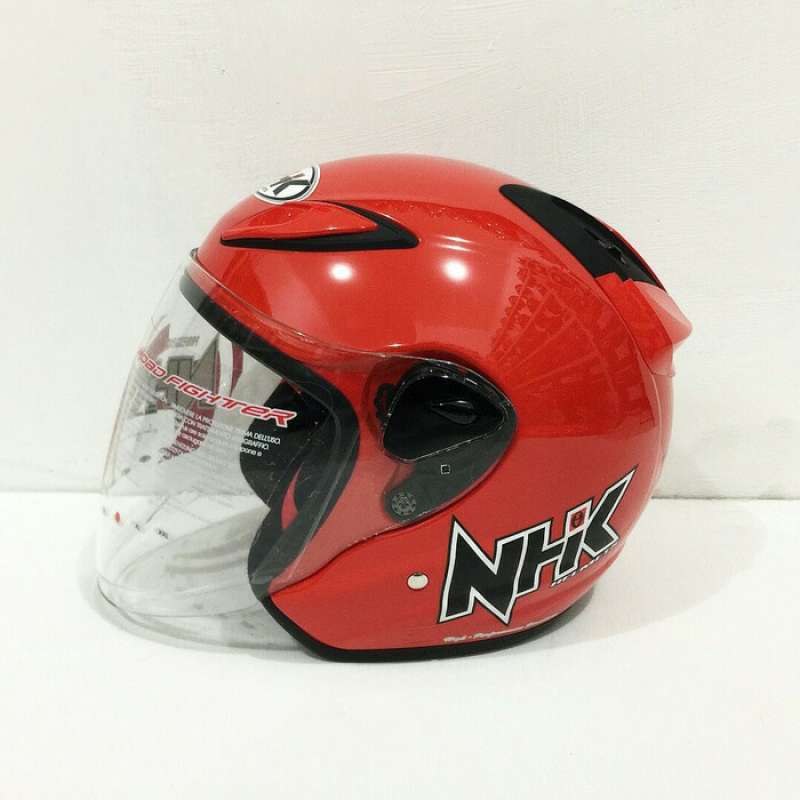 Jual Helm Nhk R6 Merah Ferrari Helm Nhk Half Face R 6 Online Februari 2021 Blibli