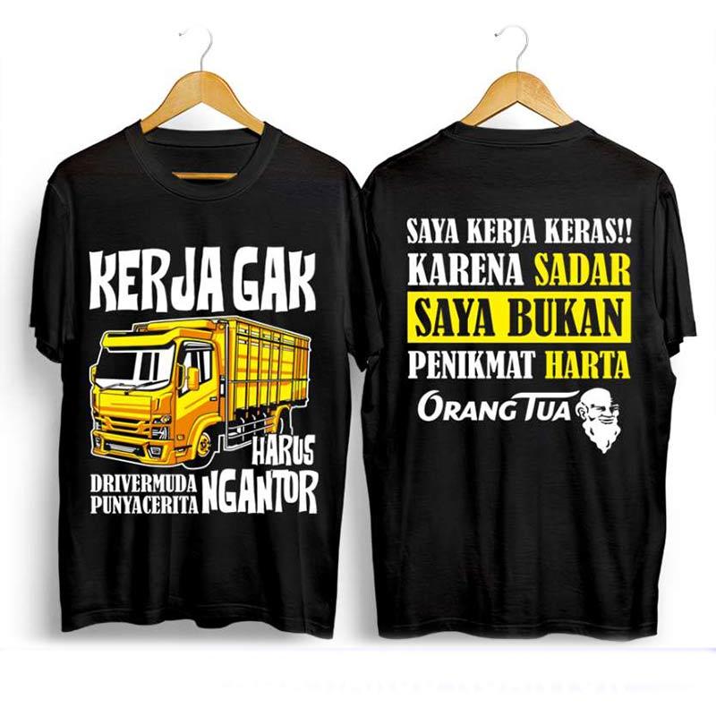 Jual Fantasia Kaos Distro Driver Truk Kata Kata Ngantor Murah Mei 2021 Blibli