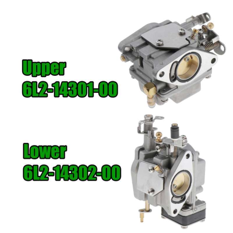 Jual Set Of 2 Boat Motocycle Carburetor 6l2-14301-00 For Yamaha ...