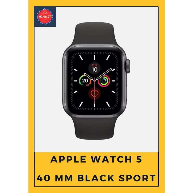Jual Apple Watch Series 5 40mm Aluminum Case With Sport Band Smartwatch Online Januari 2021 Blibli