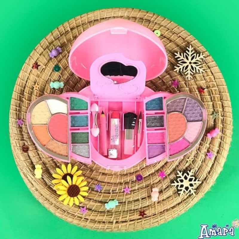 Jual Amara Magical Heart Make Up Anak Beauty Kit Kosmetik Aman Anak Bpom Online Oktober 2020 Blibli Com