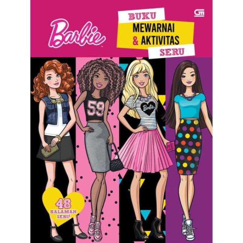 Jual Barbie Buku Mewarnai Dan Aktivitas Seru Murah Mei 2021 Blibli