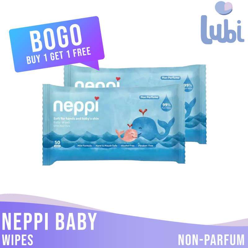 Neppi Baby Wipes Non Parfume 50s
