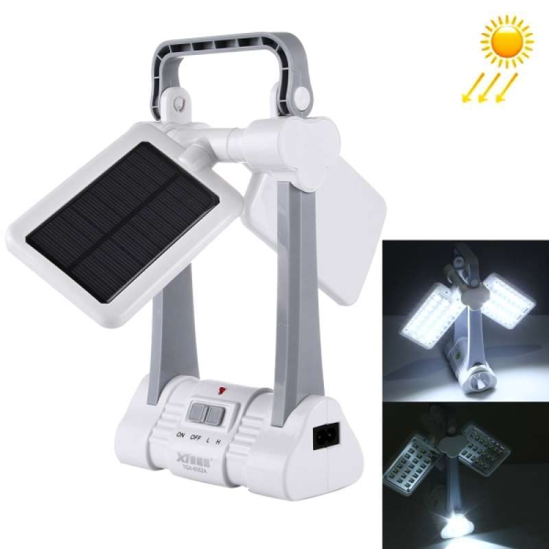 lampu solar led tenaga matahari 42 led 1 senter besar super terang