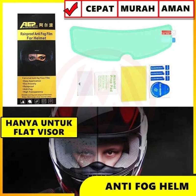 Helm top anti fog